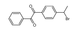1-[4-(1-bromoethyl)phenyl]-2-phenyl-1,2-ethanedione结构式