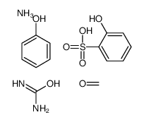 羟基苯磺酸、甲醛、苯酚、脲的聚合物铵盐结构式