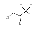 2-溴-3-氯-1,1,1-三氟丙烷结构式