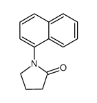 1-(naphthalen-1-yl)pyrrolidin-2-one Structure