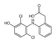 [2-(2,6-Dichloro-3-hydroxyanilino)phenyl]acetic acid结构式
