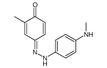(4E)-2-methyl-4-[[4-(methylamino)phenyl]hydrazinylidene]cyclohexa-2,5-dien-1-one结构式