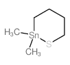 dimethyl-(4-sulfidobutyl)tin structure