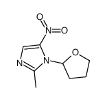 2-methyl-5-nitro-1-(oxolan-2-yl)imidazole Structure