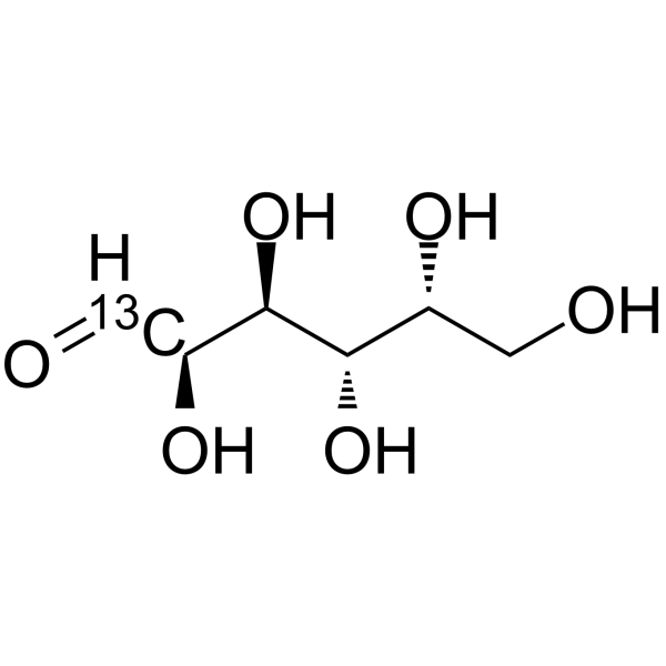 D-半乳糖-1-13C结构式