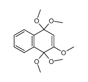 1,1,2,4,4-Pentamethoxy-1,4-dihydronaphthalene结构式