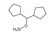 (9CI)-二环戊基甲氧基硅烷结构式