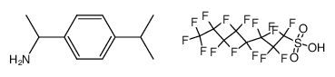 1-(4-isopropylphenyl)ethyl ammonium perfluoro-octyl sulphonate Structure