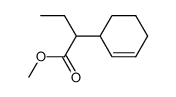 methyl 2-cyclohexen-2-yl-n-butyrate结构式