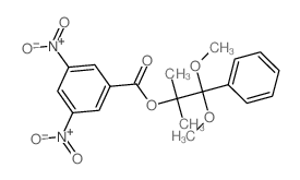 (1,1-dimethoxy-2-methyl-1-phenyl-propan-2-yl) 3,5-dinitrobenzoate Structure