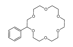 2-phenyl-1,4,7,10,13,16-hexaoxacyclooctadecane Structure