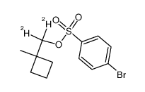 (1-methylcyclobutyl)methyl-d2 brosylate Structure