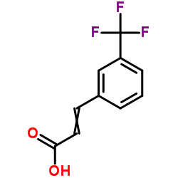 间三氟甲基肉桂酸结构式