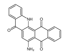 6-aminonaphth[2,3-c]acridine-5,8,14(13H)-trione结构式