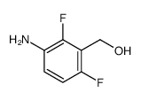Benzenemethanol, 3-amino-2,6-difluoro- (9CI)结构式