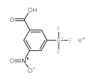 (3-羧基-5-硝基苯基)三氟硼酸钾结构式