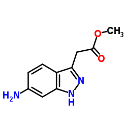 2-(6-氨基-1H-吲唑-3-基)乙酸甲酯图片