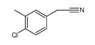 Benzeneacetonitrile, 4-chloro-3-methyl Structure