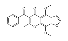 6-Benzoyl-khellin结构式