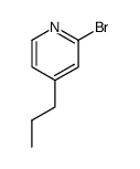 2-bromo-4-propyl-pyridine结构式