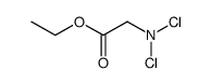N,N-dichloro-glycine ethyl ester Structure