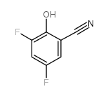 3,5-二氟-2-羟基苯甲腈结构式