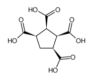 cis,cis,cis,cis-1,2,3,4-cyclopentanetetracarboxylic acid Structure