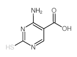 4-Amino-2-mercaptopyrimidine-5-carboxylic acid Structure
