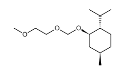 (1S,2R,4R)-1-isopropyl-2-((2-methoxyethoxy)methoxy)-4-methylcyclohexane结构式