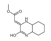 methyl 2-(3-oxo-1,4,4a,5,6,7,8,8a-octahydroquinoxalin-2-ylidene)acetate结构式