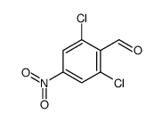 2,6-dichloro-4-nitrobenzaldehyde结构式