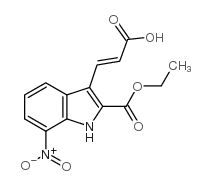Ethyl 3-(2-carboxy-vinyl)-7-nitro-1H-indole-2-carboxylate picture