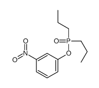 1-dipropylphosphoryloxy-3-nitrobenzene结构式