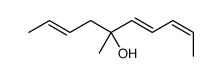 5-methyldeca-2,6,8-trien-5-ol结构式