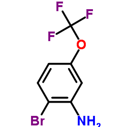 2-溴-5-(三氟甲氧基)苯胺结构式
