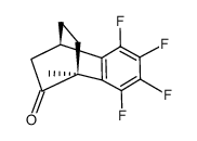 6-Keto-1-methyl-2,3-tetrafluorobenzobicyclo<2.2.2>octene Structure