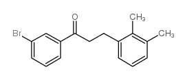 3'-BROMO-3-(2,3-DIMETHYLPHENYL)PROPIOPHENONE结构式