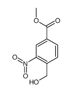 4-(羟基甲基)-3-硝基苯甲酸甲酯结构式