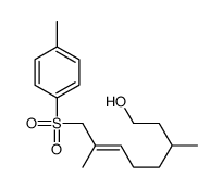 3,7-dimethyl-8-(4-methylphenyl)sulfonyloct-6-en-1-ol Structure