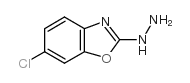 6-氯-2-肼基-1,3-苯并噁唑结构式