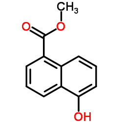 5-羟基-1萘甲酸甲酯结构式