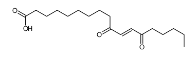 10,13-dioxooctadec-11-enoic acid结构式