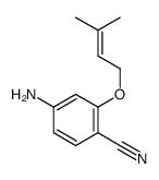 4-amino-2-(3-methylbut-2-enoxy)benzonitrile结构式