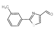 2-(M-TOLYL)THIAZOLE-4-CARBALDEHYDE Structure