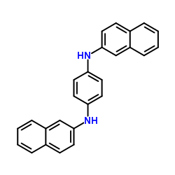N,N'-二(2-萘基)对苯二胺结构式
