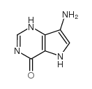 7-氨基-1,5-二氢-4H-吡咯并[3,2-D]嘧啶-4-酮结构式