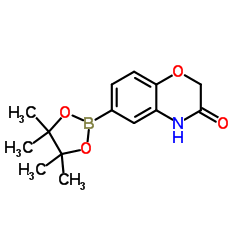6-(4,4,5,5-Tetramethyl-1,3,2-dioxaborolan-2-yl)-2H-benzo[b][1,4]oxazin-3(4H)-one Structure
