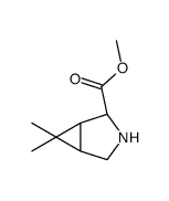 (1S,5R)-6,6-二甲基-3-氮杂双环[3.1.0]己烷-2-羧酸甲酯结构式