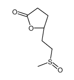 (5R)-5-(2-methylsulfinylethyl)oxolan-2-one Structure
