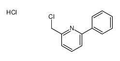 2-(chloromethyl)-6-phenylpyridine,hydrochloride结构式